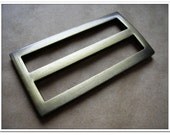 10pcs 2 inch (inner size) antique brass alloying rectangle sliders 3mm thickness