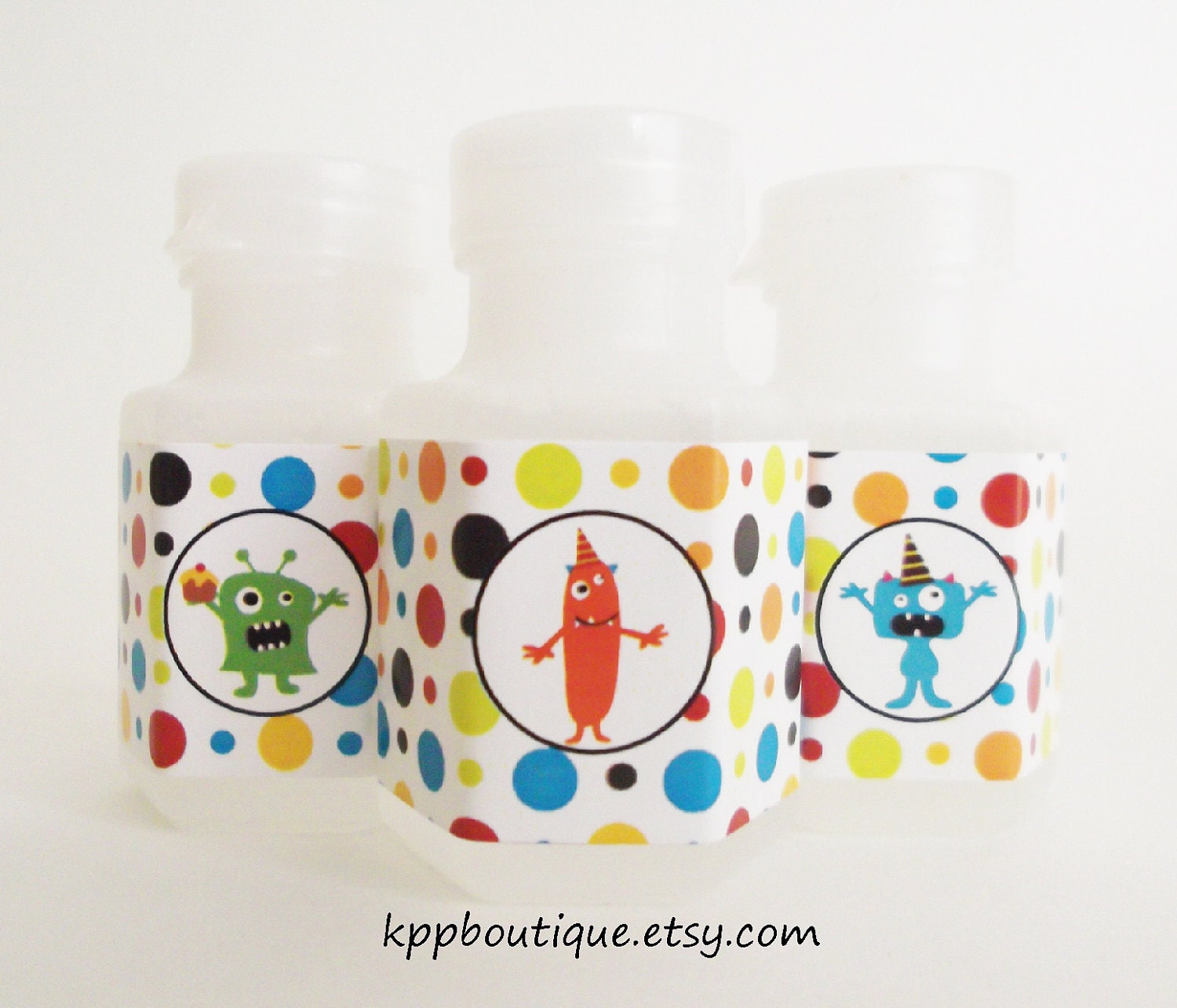 Little Monster Mini Bubbles Party Favors