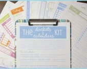 The Dockets and Calendars Kit - 8 documents - INSTANT DOWNLOAD