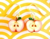 Apple Earrings - Sliced