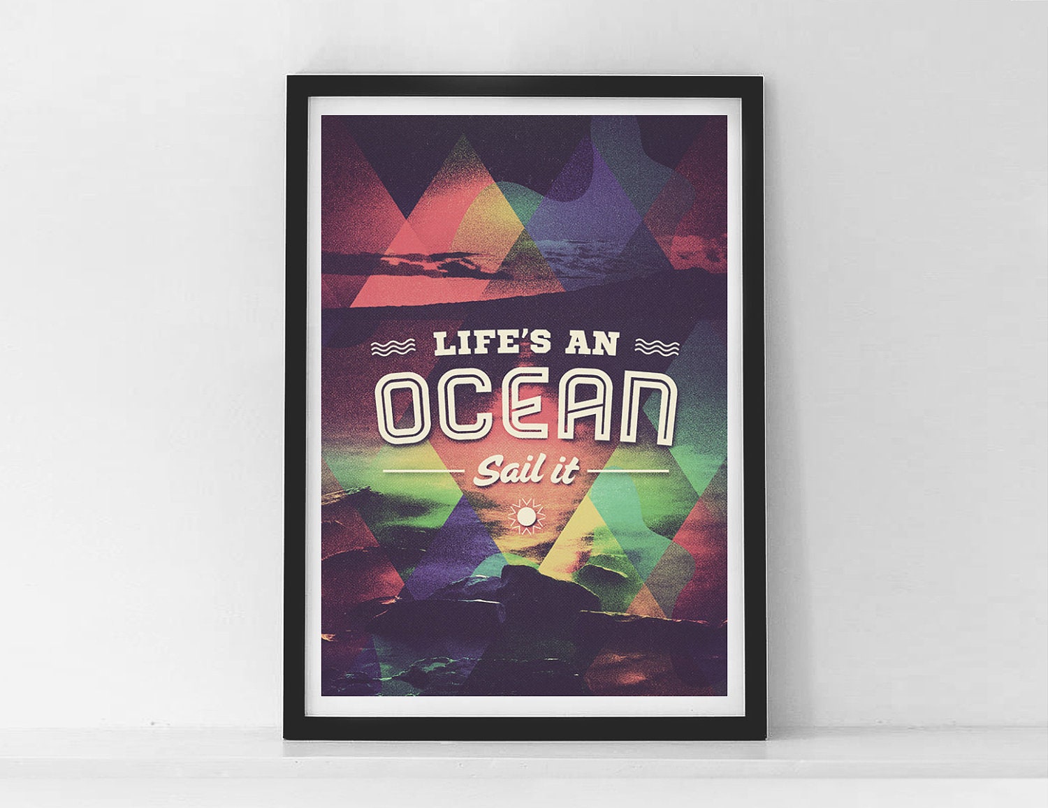 Ocean - Quote Large Print Limited Edition
