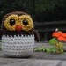 Woolie Baby Owl Hand Crocheted Plush