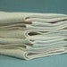 Organic Cloth Napkins: Organic Cotton and Hemp Napkins in Ivory, Set of 4