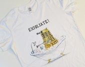Men's T-shirt Dalek Bath Time, EXFOLIATE size S-2XL