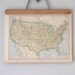 1940s Antique Maps of the United States and Alabama