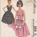 Spring Dance - 1960s Full Skirt Sun Dress Sewing Pattern by McCall's 6318