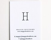 Maggie: Letterpress Calling Cards - Set of 50