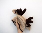 Cute Reindeer Hat - Photography Prop - for newborn and children-boy halloween costume-toddler christmas hat