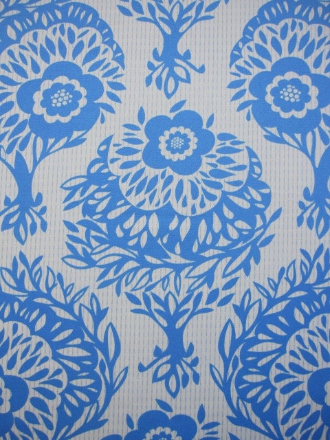 NEW...2 Curtains, Drapes, Window Curtains, Set of 2 Designer Daydream Blue Curtain Panels 84 long