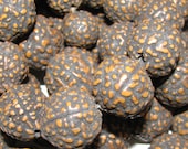 Five Thatch Palm Seeds, Organic Beads, Natural Beads, Palm Seed Beads, EcoBeads