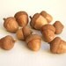 Edible Chocolate Filled, Nut Flavored Candy Acorns 24 / Featured in Martha Stewart Weddings Spring 2013-print (Chocolate Editions)