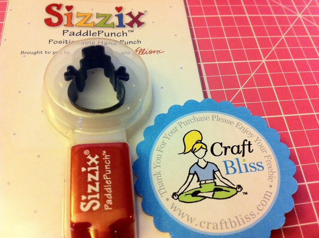 Sizzix Paddle Punch Snowman 38 0862 Brand New In Package Il_570xn