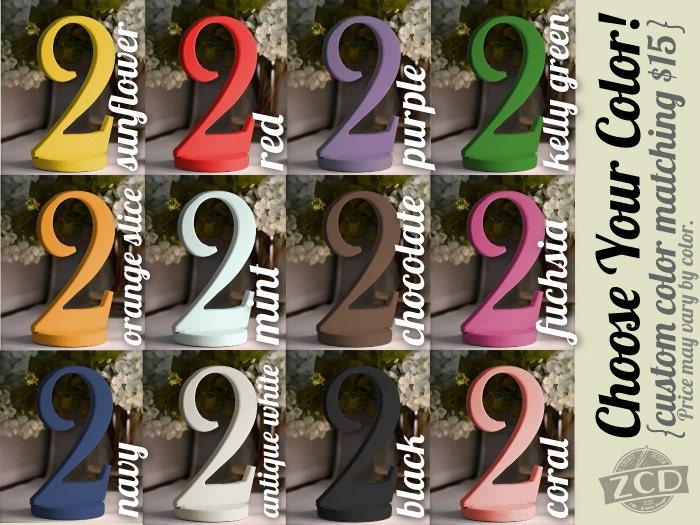 Save The Date Photo Props - Wooden Date Sign in Custom Colors
