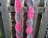Crochet Punk/Emo Skull Scarf AWESOME