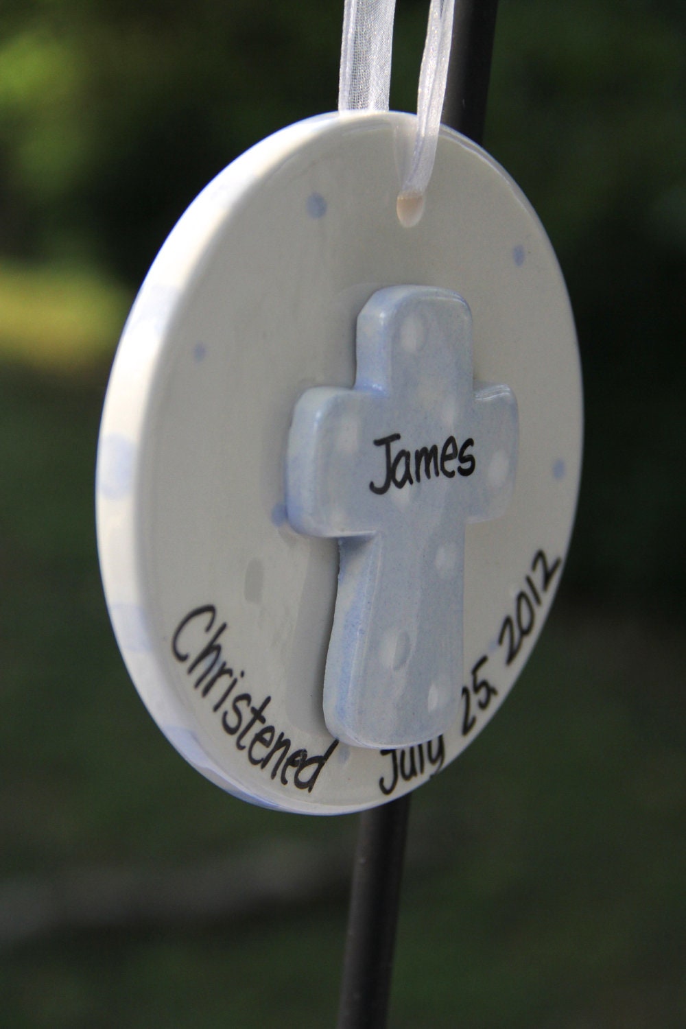 Boy Christening/Baptismal ornament