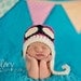 Newborn Aviator Hat  Newborn Photo Prop