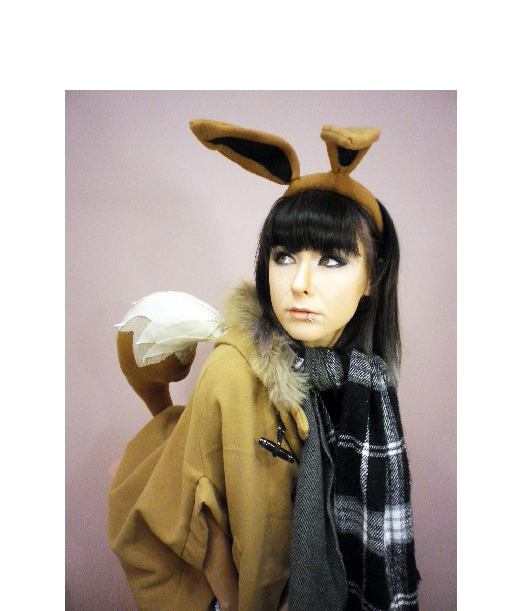 LAST CHANCE to get before Halloween express shipping Eevee Ears Headand and Tail Cosplay Set
