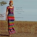 Granny Square Crochet Maxi Dress Vintage Pattern PDF 134 from WonkyZebra