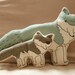 Vinnie the Pirate Wolf Organic Cotton Stuffed Toy small - SOLD OUT TEMPORARILY