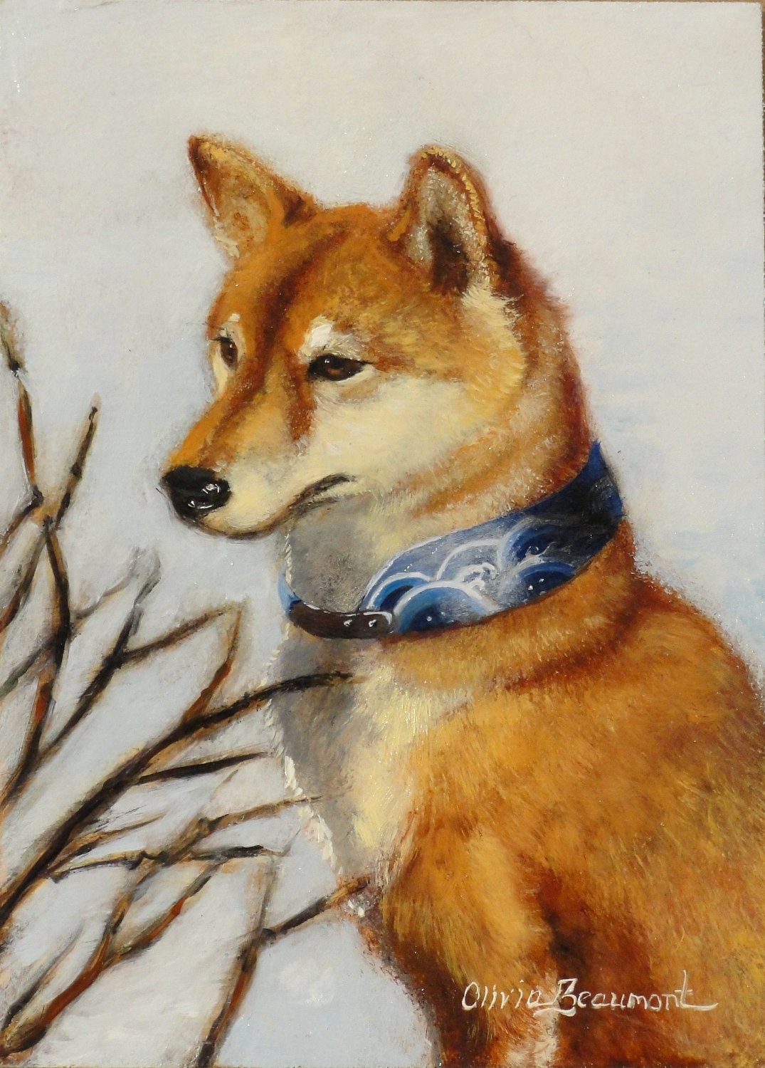 Little Brushwood Dog- Canvas Print