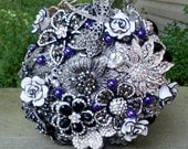 Brooch, Crystal, Feather, or Pearl wedding bouquets and accessories - DEPOSIT and Ordering information