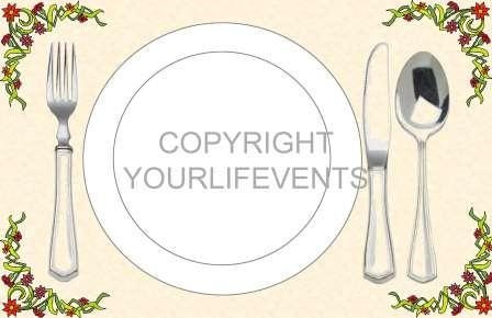 Printable Fall Disposable Placemats / Instant Download Party Graphics DIY Printable Placemats Il_570xn