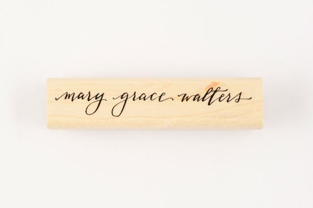 custom calligraphy name stamp