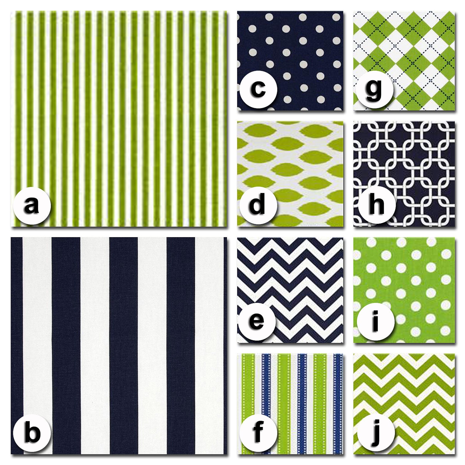 Custom Crib Bedding You Design   Bumper and Bedskirt iin Lime and Navy