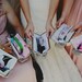 custom : bridesmaid gifts, personalized clutches, choose your fabrics