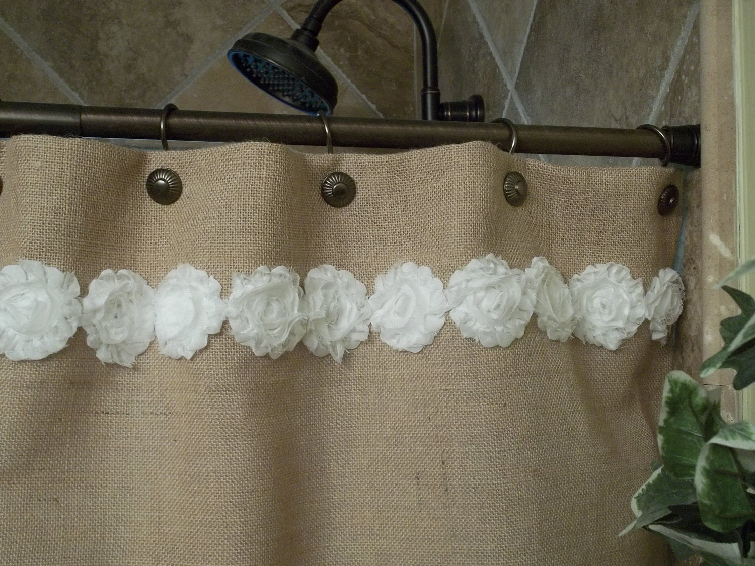 bathroom shower panel shower curtain on etsy a global handmade and vintage burlap shower 