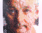 Mini Perler Portrait - Bill Murray