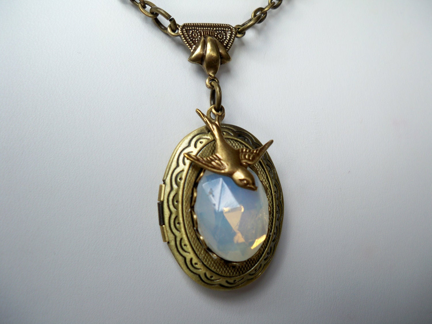 opal locket