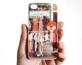 iPhone 4 Case. Shabby Vintage fashion shop. Unique Accessory for iPhone 4 / 4s. Colorful Vintage inspire photo, orange peach green
