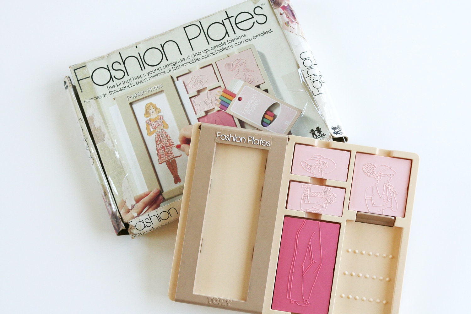 Vintage Fashion Plates Drawing Toy 1978 by BricABracVintage