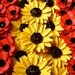 The Sunflower - Handmade Paper Flowers -  Set of 10 Sunflowers