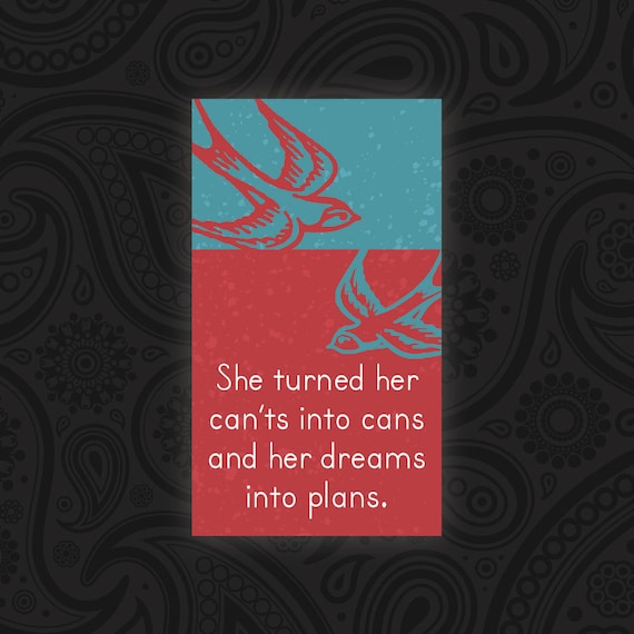 She Turned Her Can'ts into Cans... Magnet - IN STOCK
