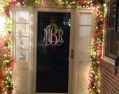 1/2 inch thick Personalized 18" Wooden Interlocking Monogram Cut Out UNPAINTED