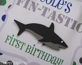 Swanky Sharky Collection: Square Scallop Door Sign. Party Sign. Door Sign. Welcome Sign. Birthday Sign. Sharks. Il_170x135