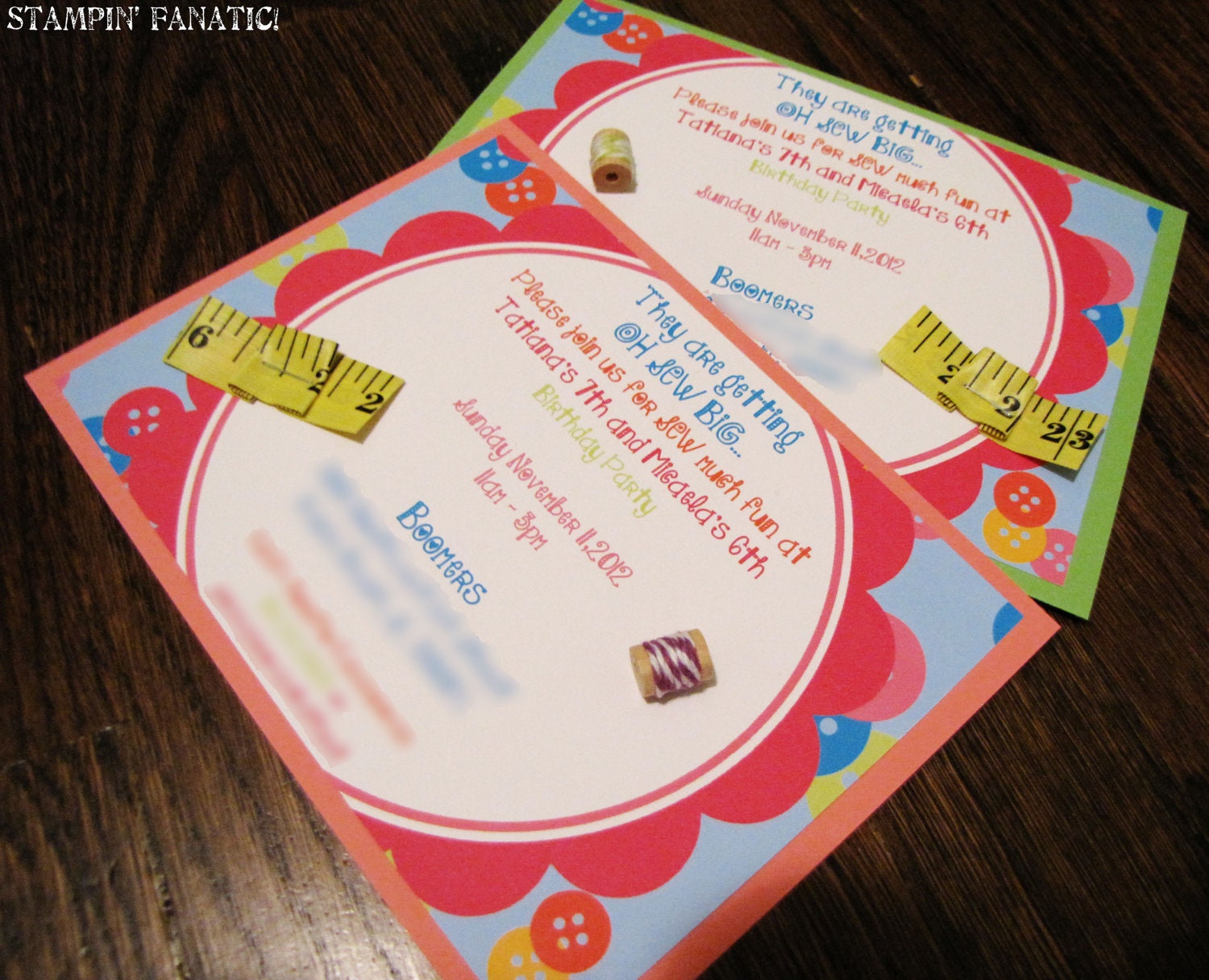 Sew Cute Collection: Set of 12 LaLaLoopsy Inspired Birthday Invitations. Custom. La La Loopsy Party. Il_570xn