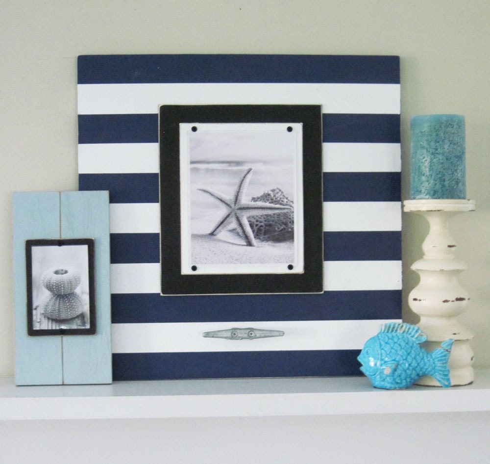 BIG 24X24 Stripe Cleat Frame For 8x10 Photo