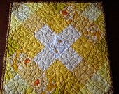 Hope Embroidered Quilted Table Topper - FREE shipping
