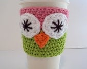 Owl Cup Cozy