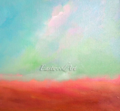 Pink Clouds Painting