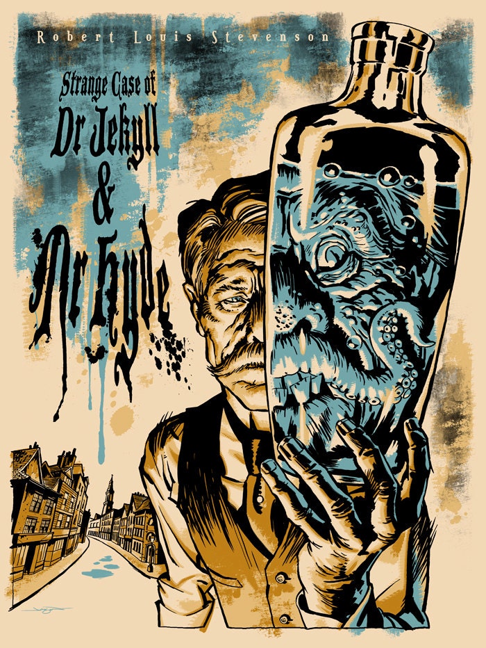 Dr Jekyll & Mr Hyde - 13" x 19" limited edition print