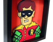 Batman and Robin Comic Art Comic Book Art 3D Pop Art Print Batman 1966