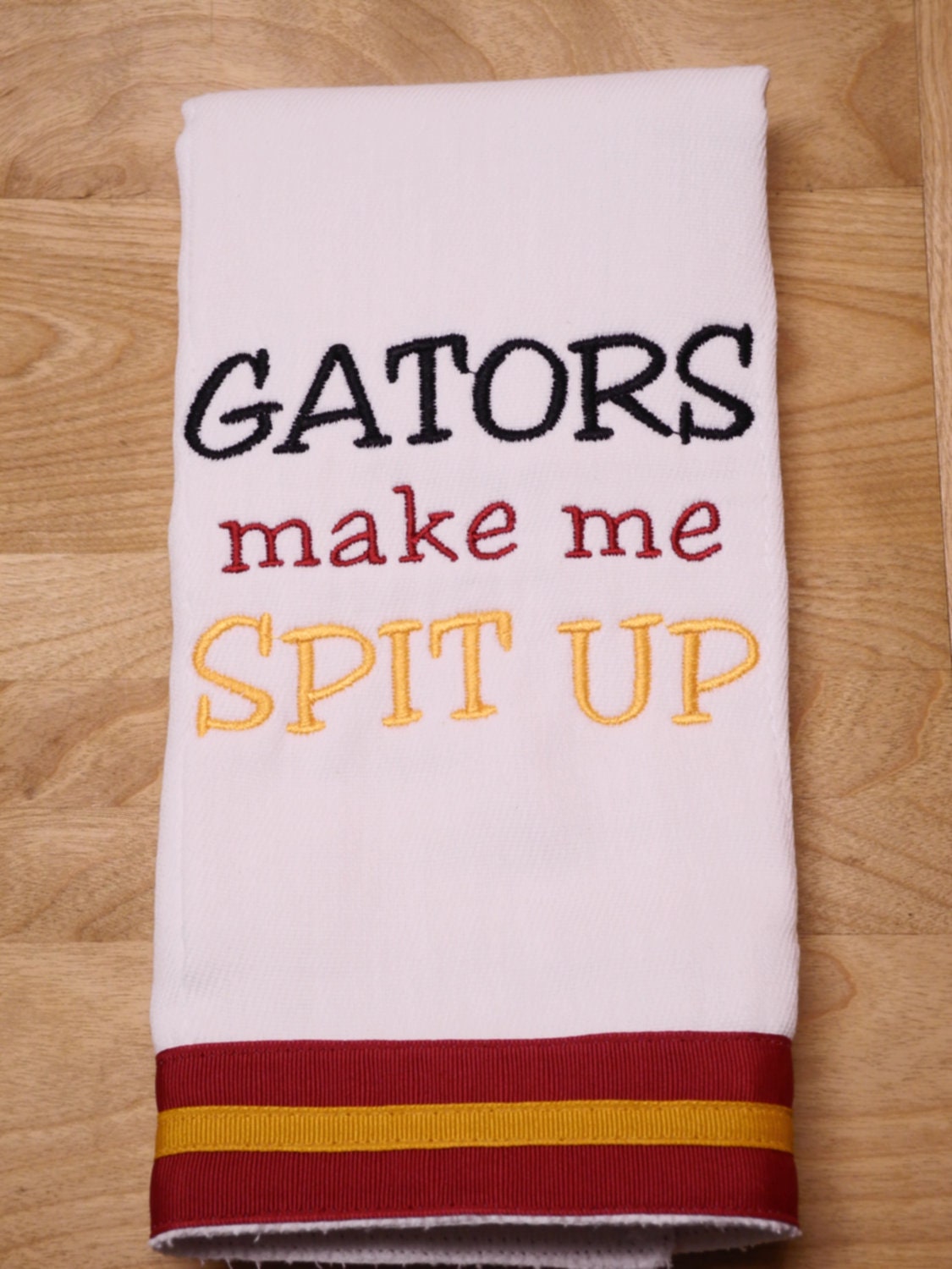 Gators Make Me Spit Up Burp Cloth