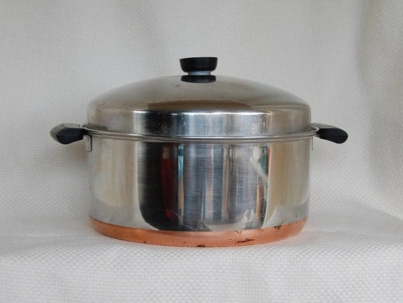 Vintage Patent Process Revere Ware 6 Quart by FunkyJunkyVintage