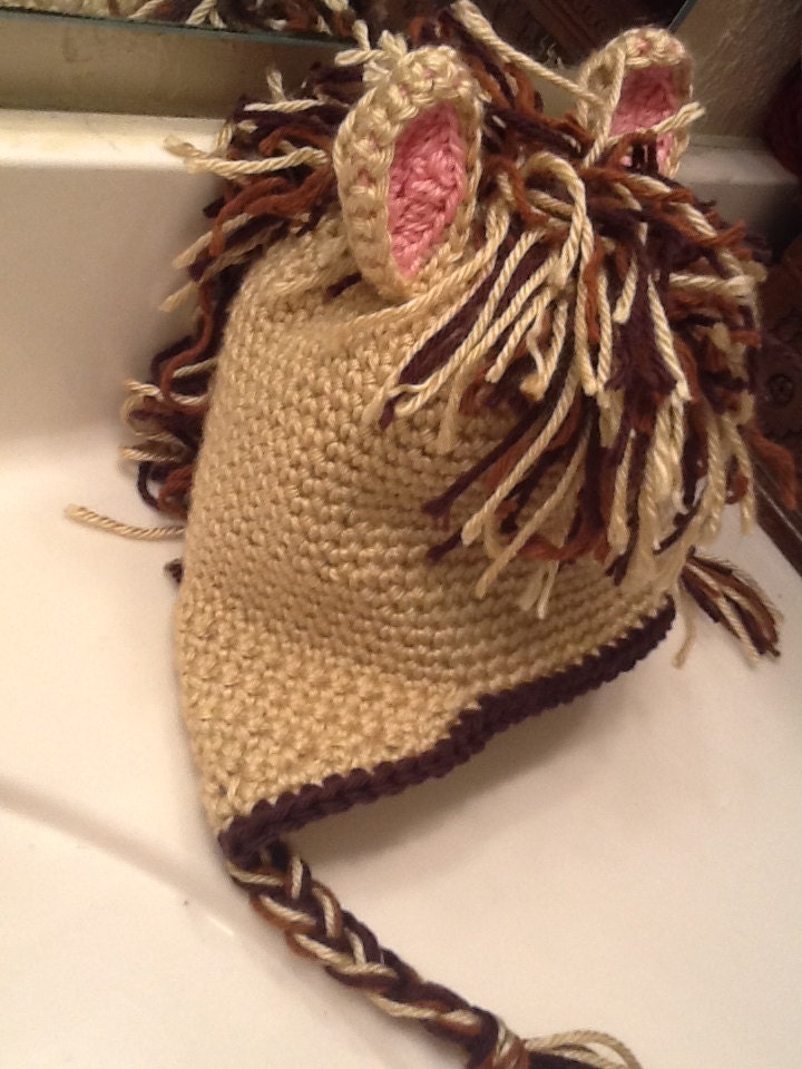 Crochet Horse Hat