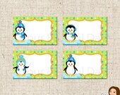 PRINTABLE Boy Penguins Label Tents Il_170x135