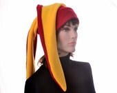 Reserved for Ashley Joker Jester Hat Maroon Gold Long Points